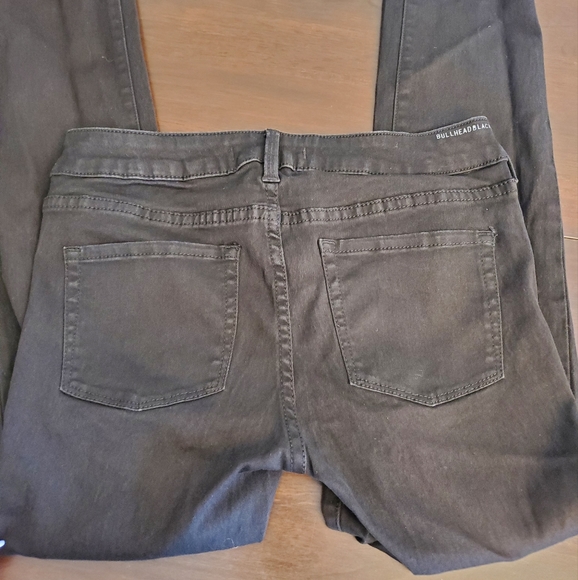 Bullhead Black Denim Jeans Sz 7 - Picture 3 of 6